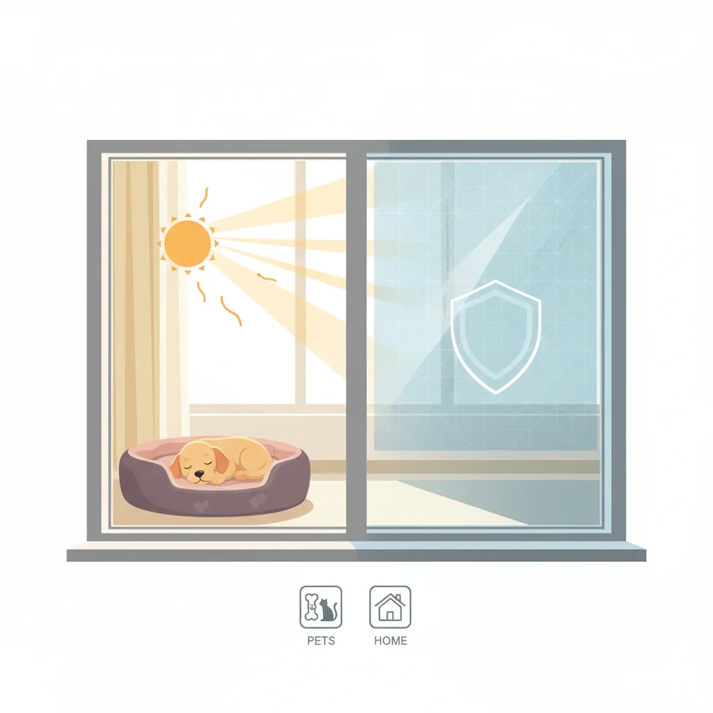 vinilo termico ventana n/d beneficios