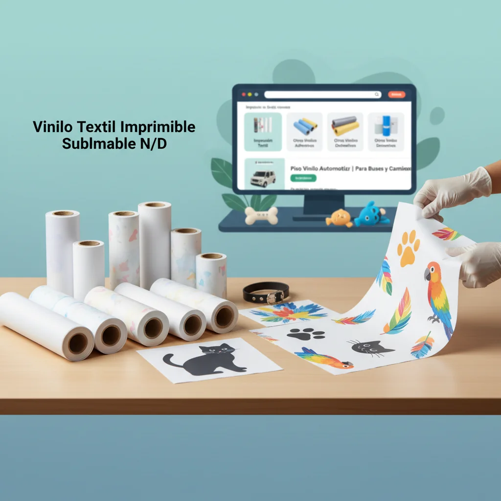 vinilo textil imprimible sublimable n/d cómo elegir