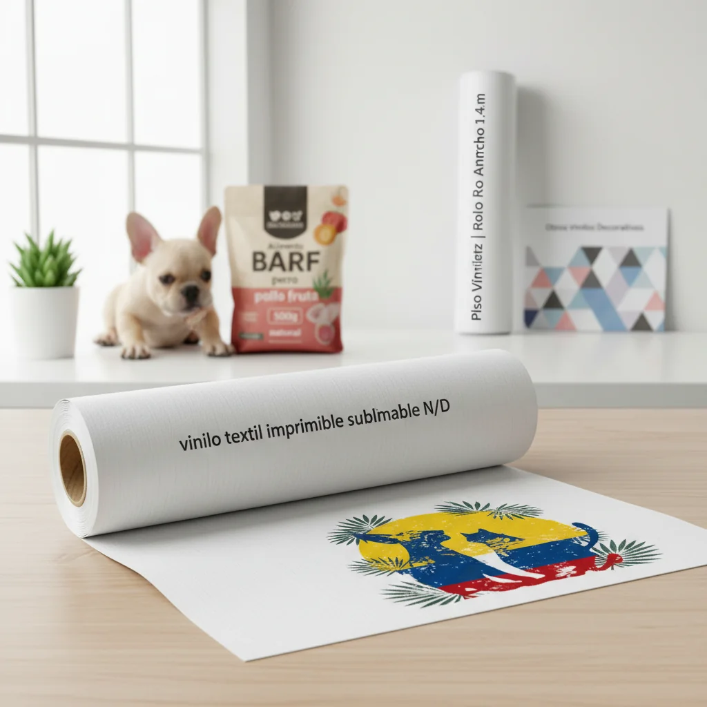 vinilo textil imprimible sublimable n/d — alimento natural para mascotas en Colombia