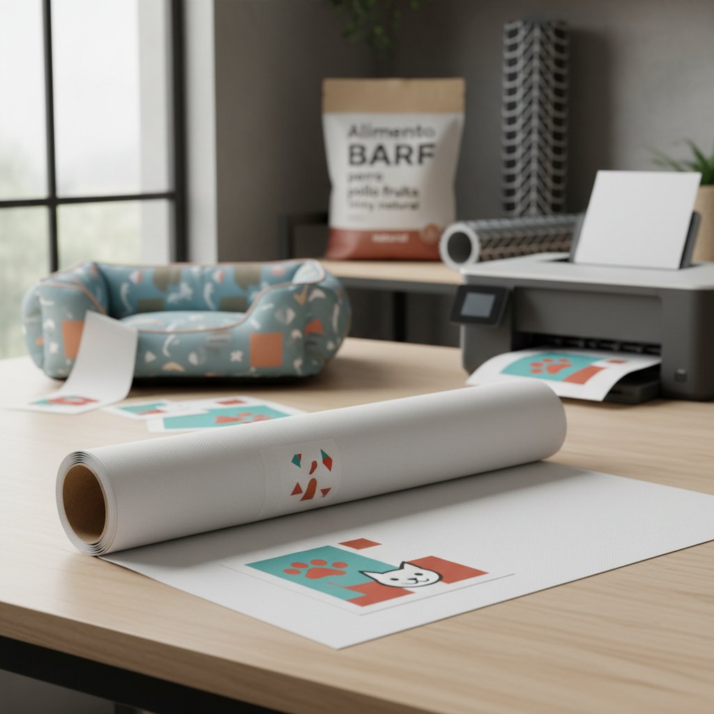 vinilo textil inkjet n/d — alimento natural para mascotas en Colombia