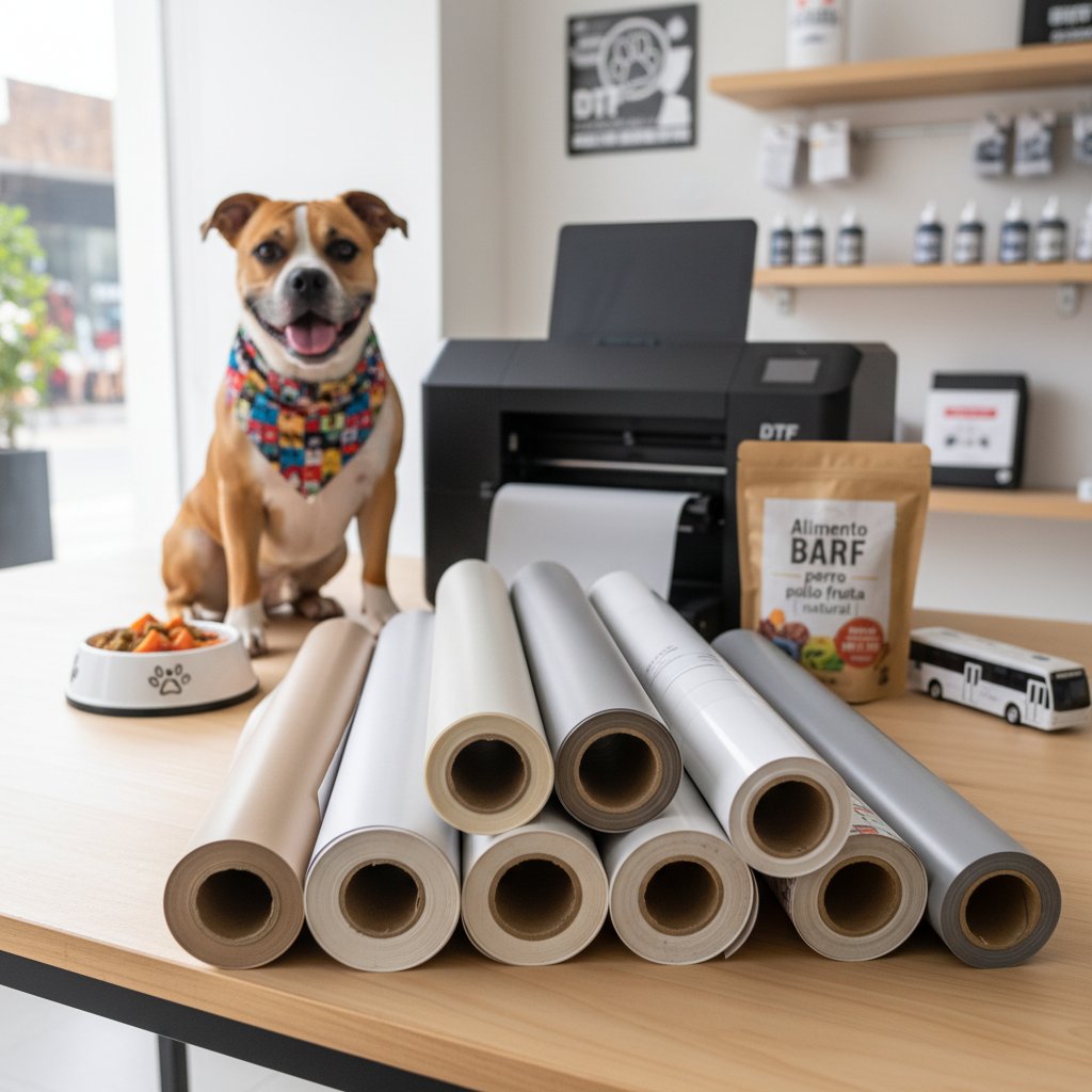 vinilo textil para imprimir n/d — alimento natural para mascotas en Colombia