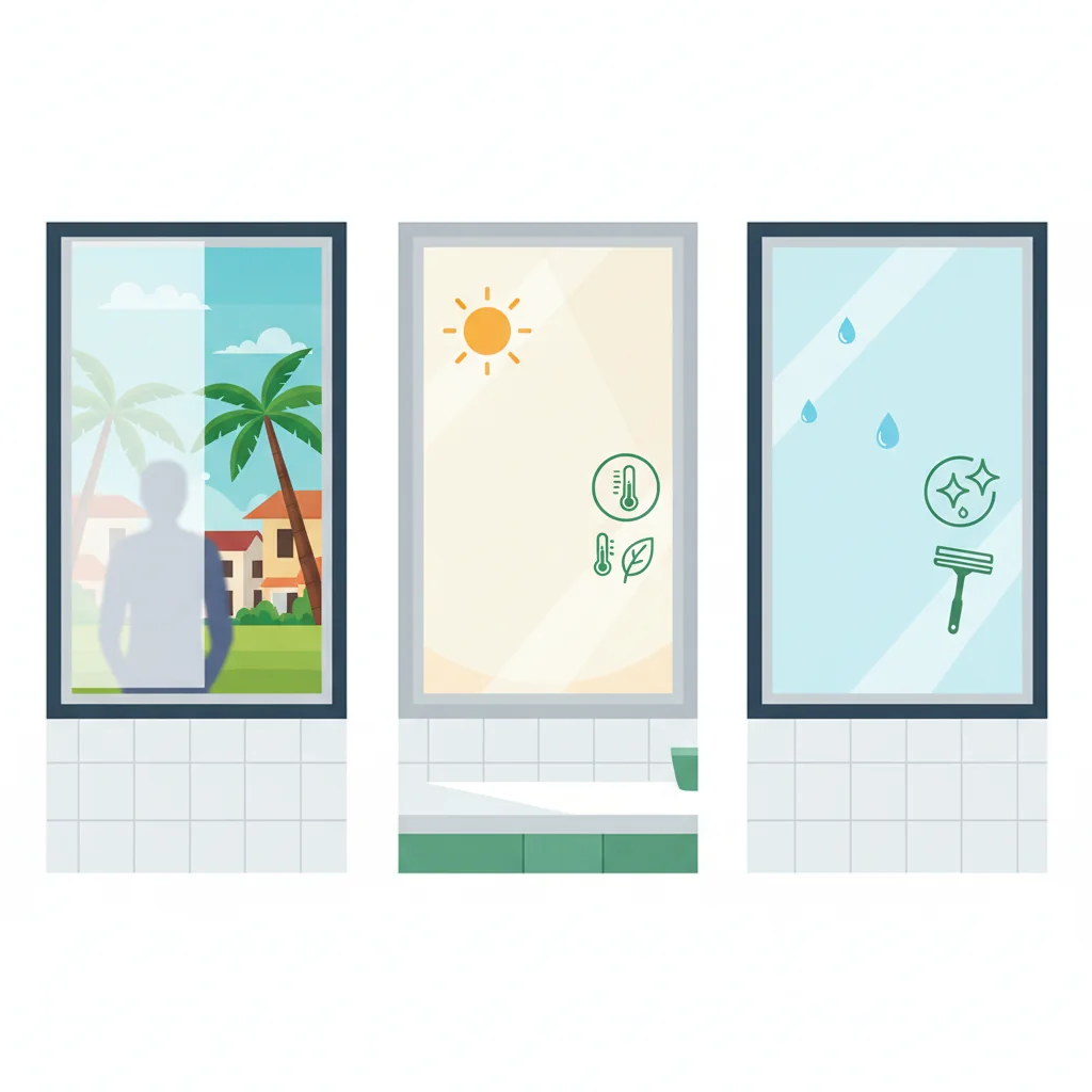 vinilo ventana bano n/d beneficios