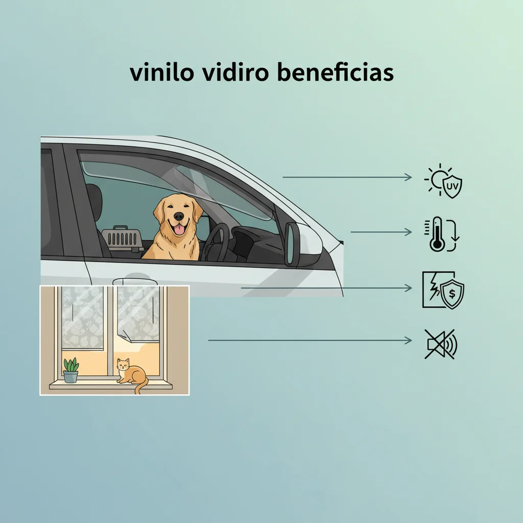 vinilo vidrio beneficios