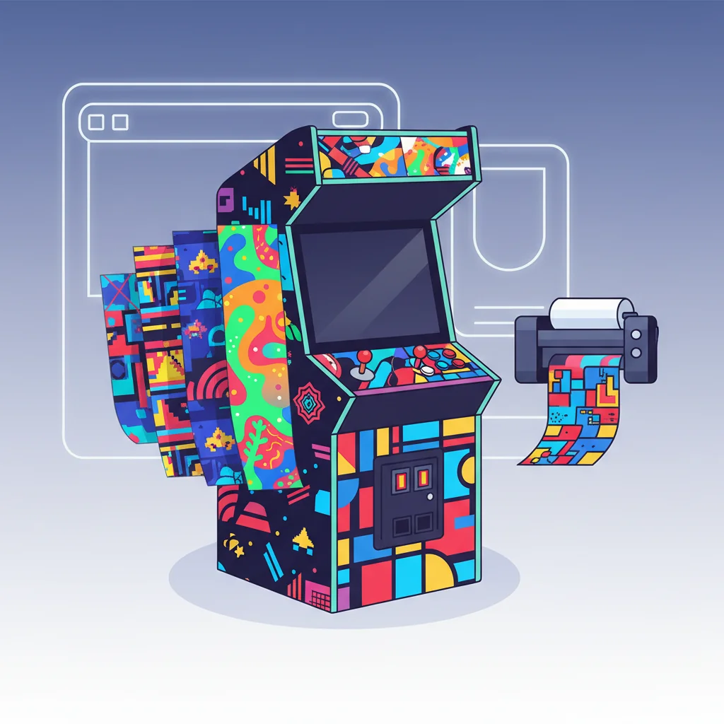 vinilos arcade para imprimir n/d cómo elegir