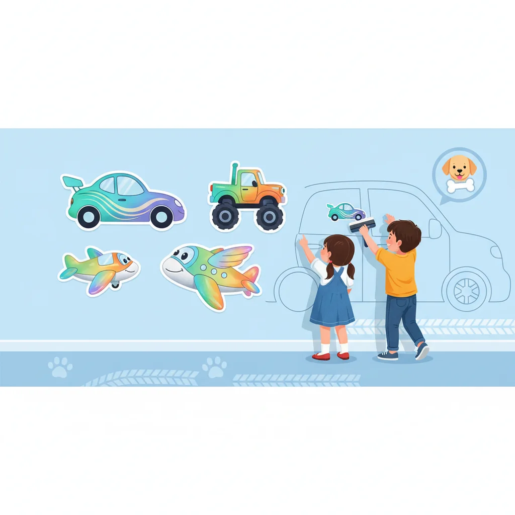 vinilos de carros para ninos n/d beneficios