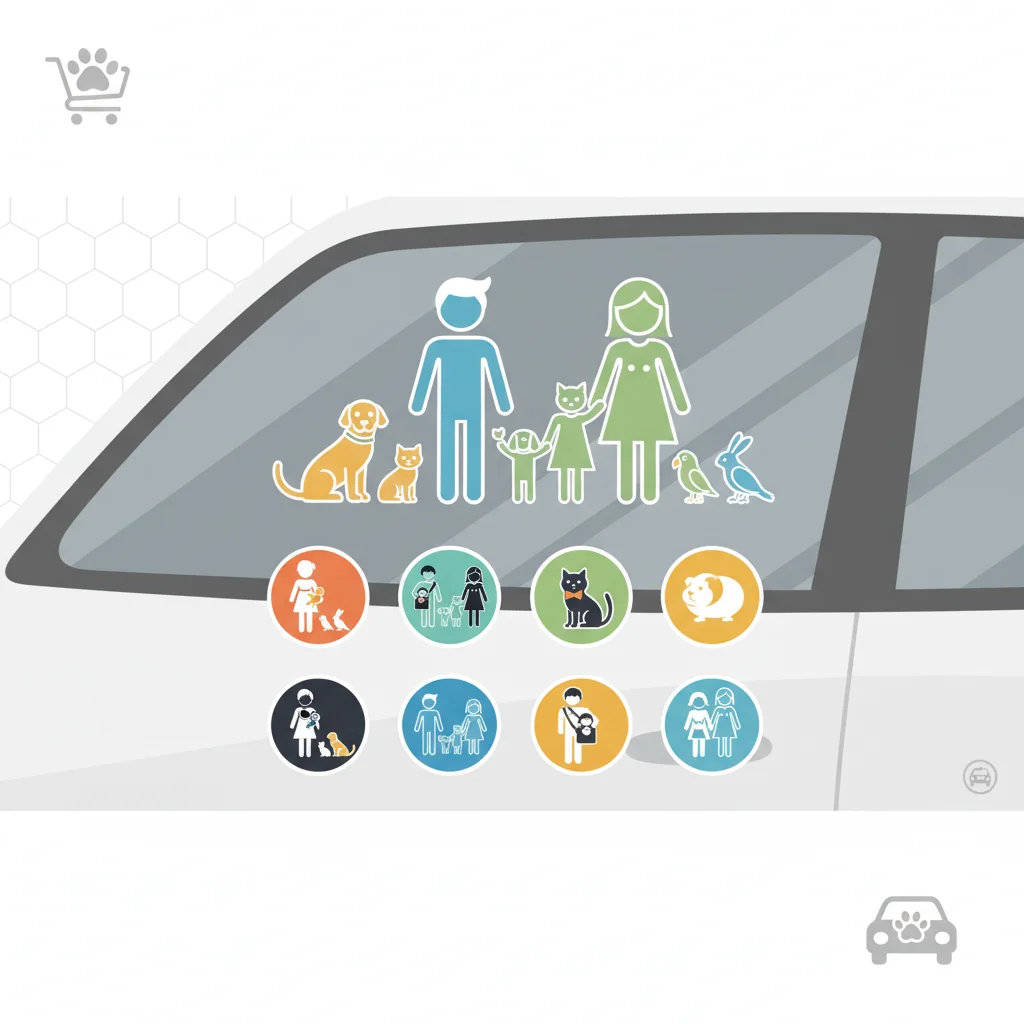 vinilos de familia para autos n/d cómo elegir