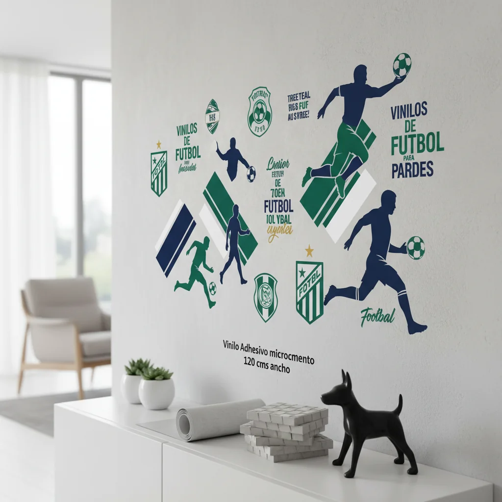 Decora tu Hogar con Vinilos de Fútbol para Paredes: ¡La Pasión que Transforma tus Espacios!