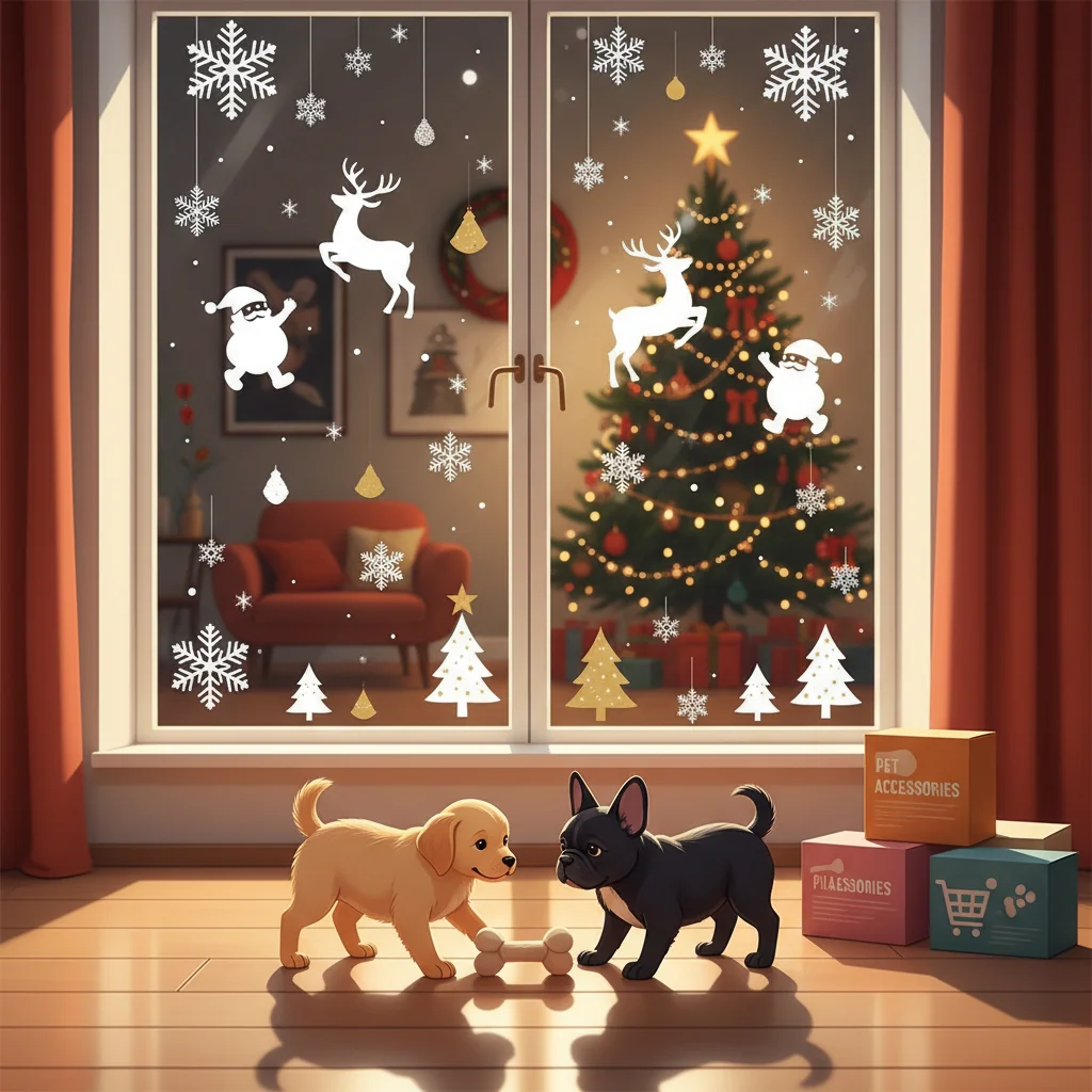 vinilos de navidad para ventanas n/d beneficios