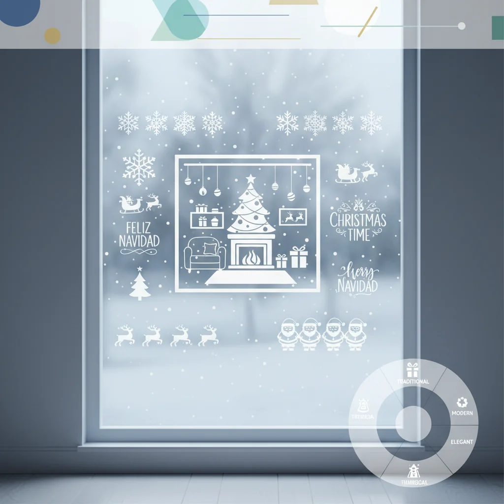 vinilos decoracion para ventanas de navidad n/d cómo elegir
