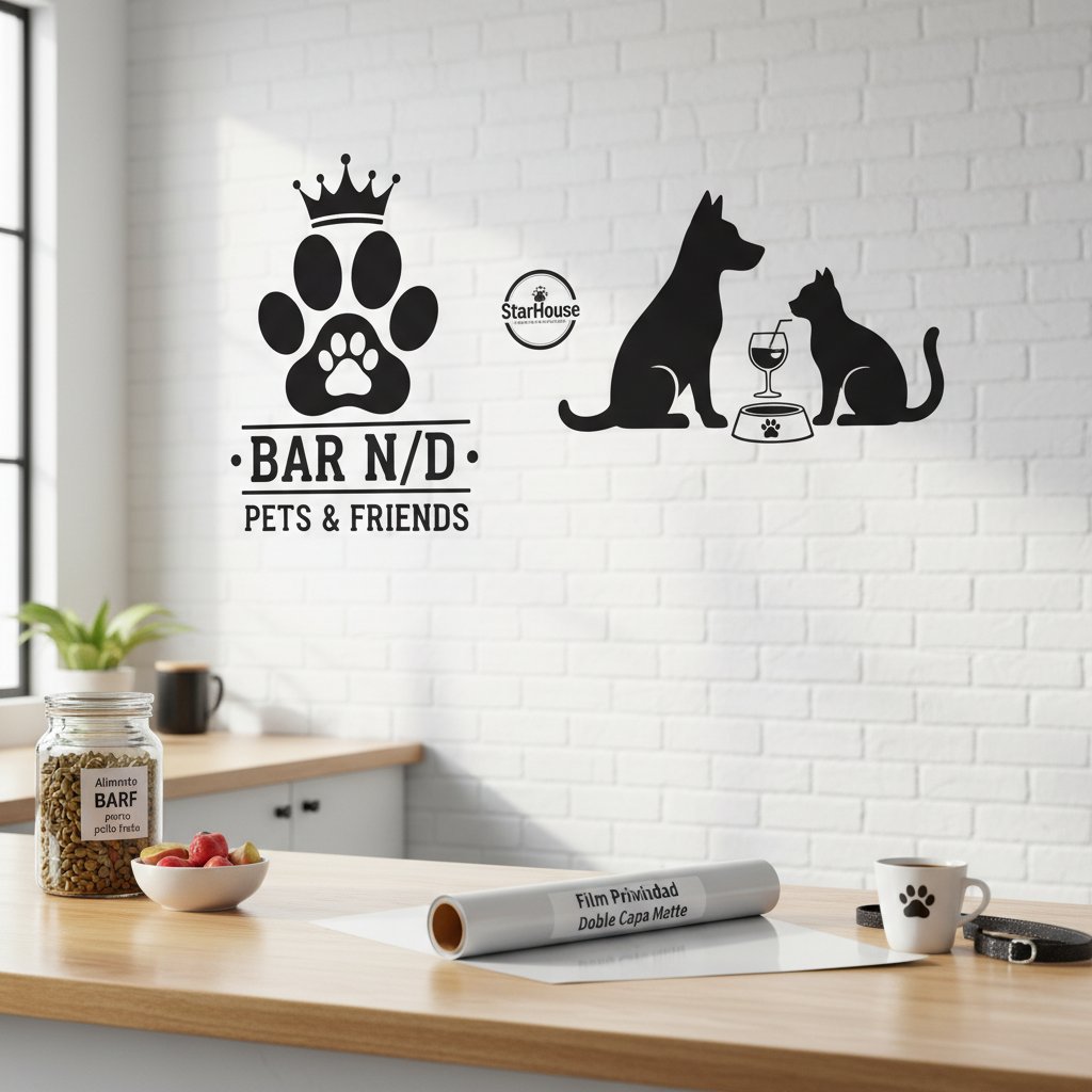 vinilos decorativos bar n/d — alimento natural para mascotas en Colombia