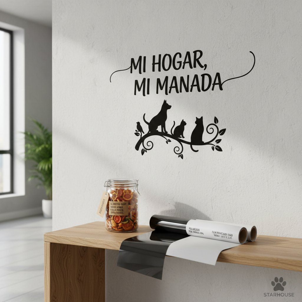 vinilos decorativos frases n/d — alimento natural para mascotas en Colombia