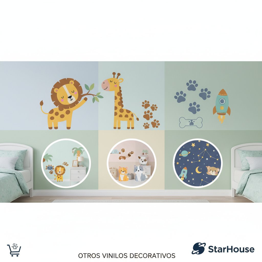 vinilos decorativos infantiles n/d cómo elegir