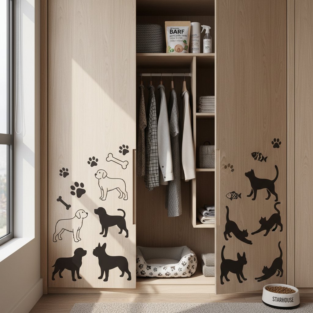vinilos decorativos para closets n/d — alimento natural para mascotas en Colombia