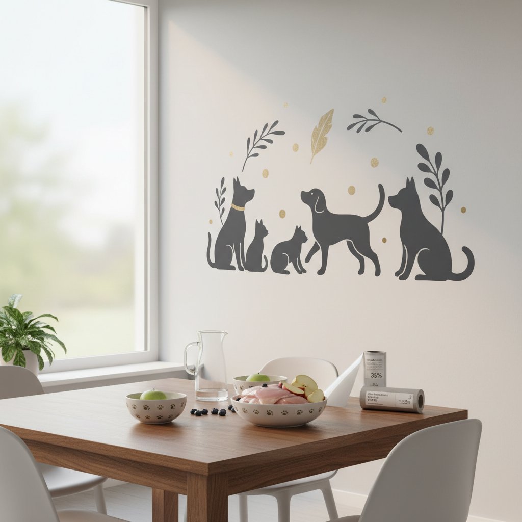 vinilos decorativos para comedor n/d — alimento natural para mascotas en Colombia