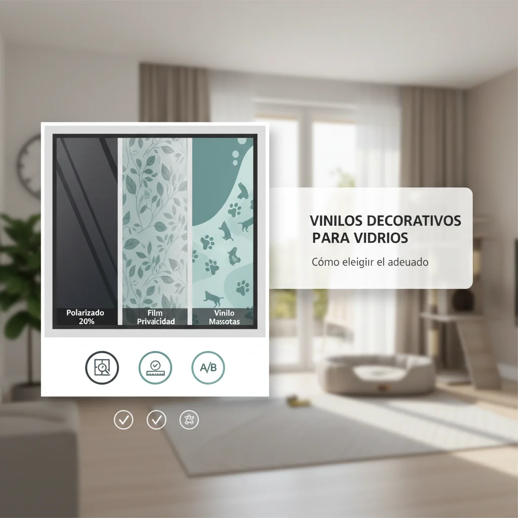 vinilos decorativos para vidrios n/d cómo elegir