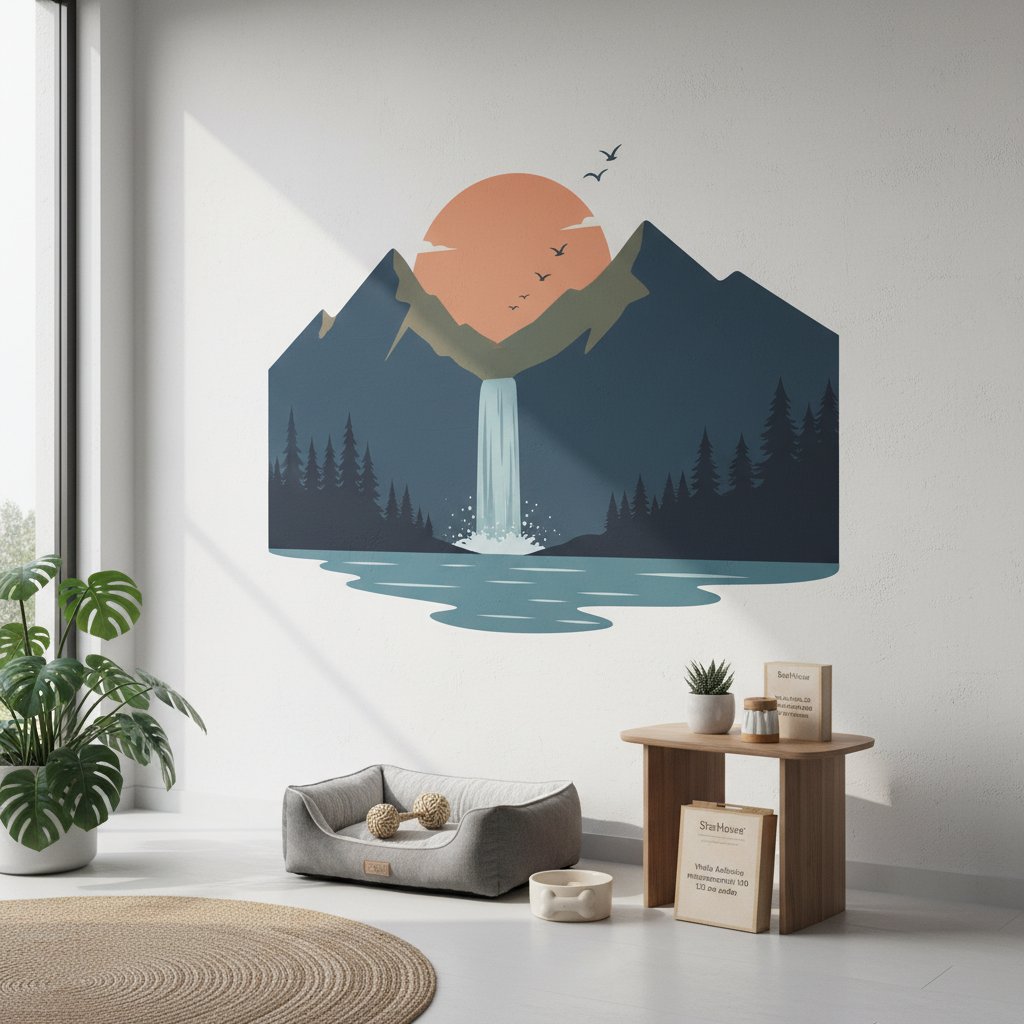 vinilos decorativos pared paisajes n/d — alimento natural para mascotas en Colombia