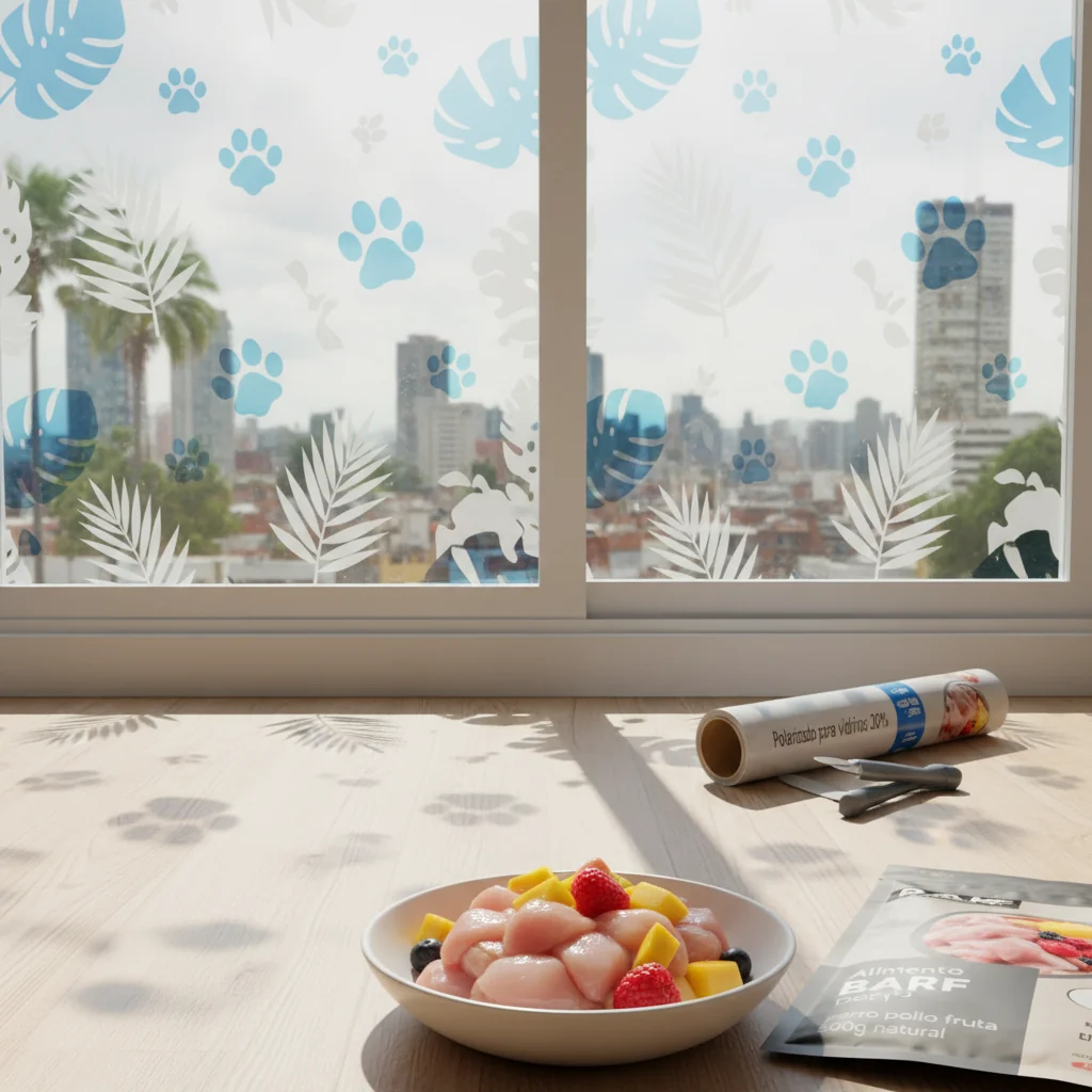 vinilos decorativos ventanas — alimento natural para mascotas en Colombia