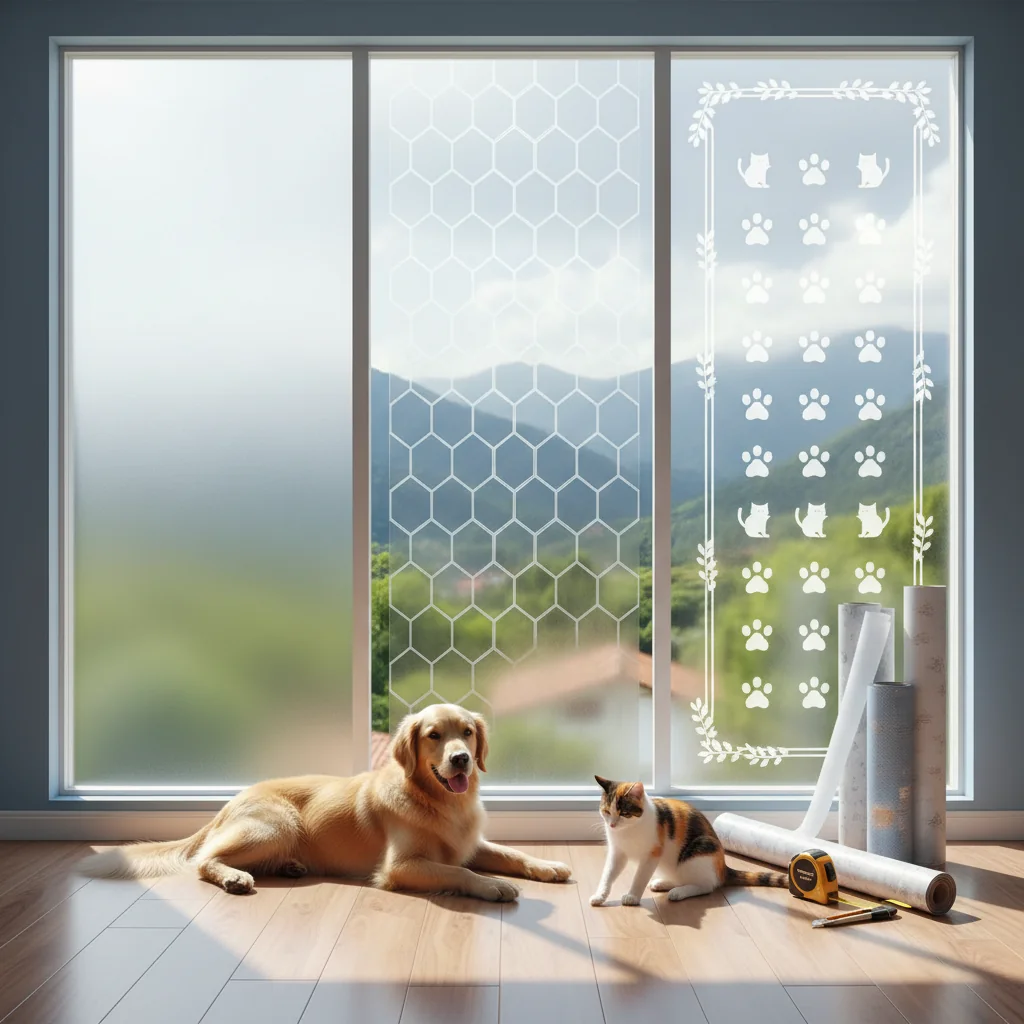 vinilos esmerilados para ventanas n/d cómo elegir