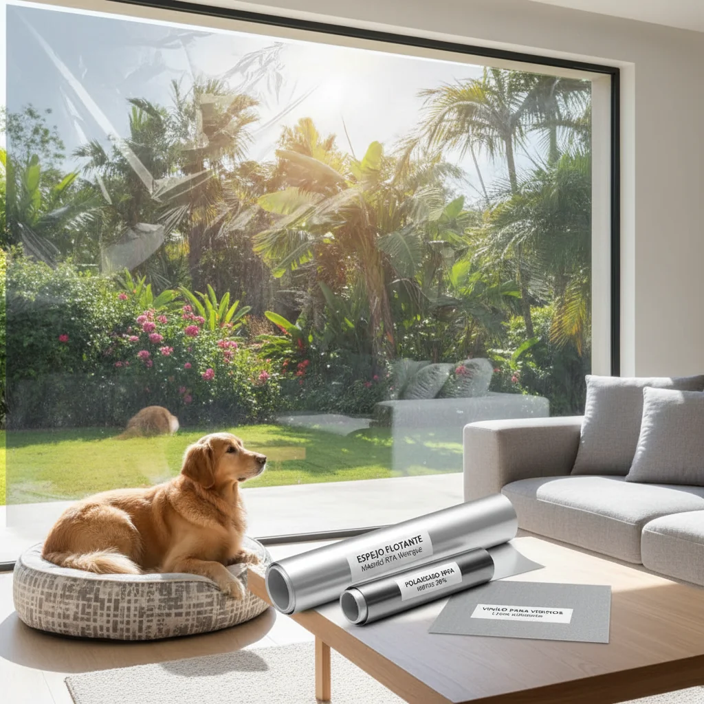 vinilos espejo para ventanas — alimento natural para mascotas en Colombia