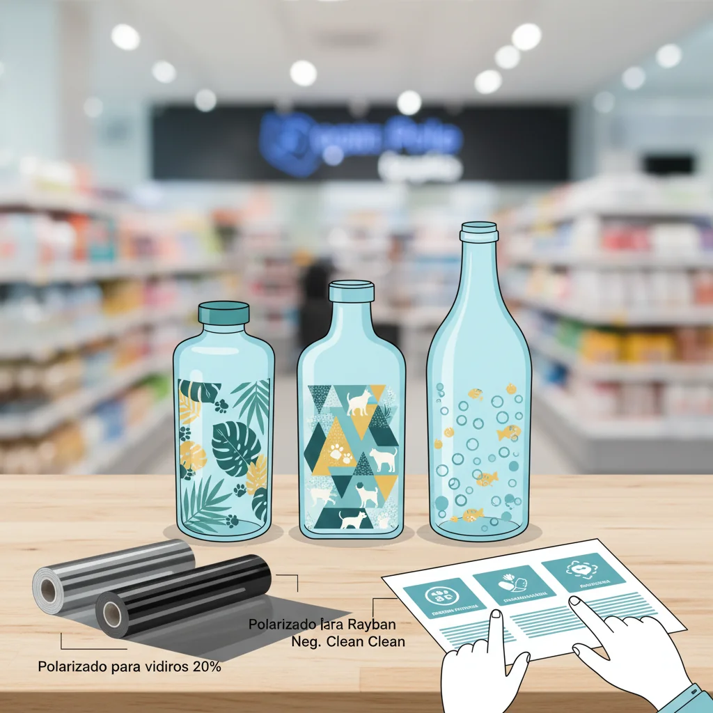 vinilos para botellas de vidrio n/d cómo elegir