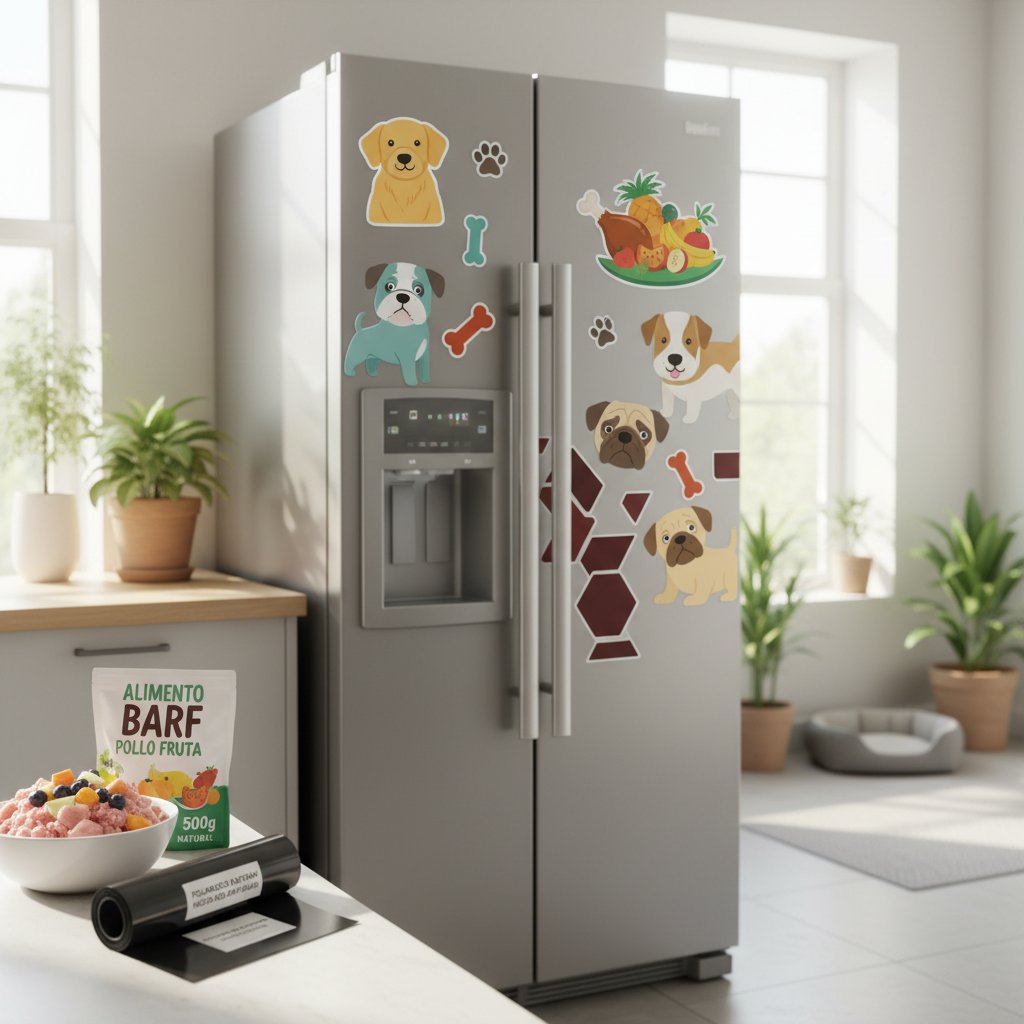 vinilos para decorar refrigerador — alimento natural para mascotas en Colombia