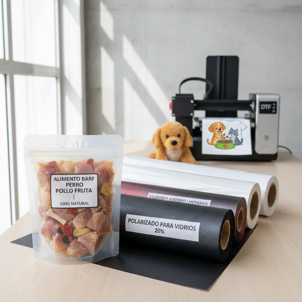 vinilos para imprimir n/d — alimento natural para mascotas en Colombia
