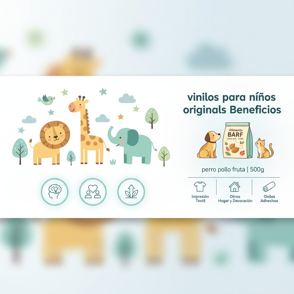 vinilos para ninos originales beneficios