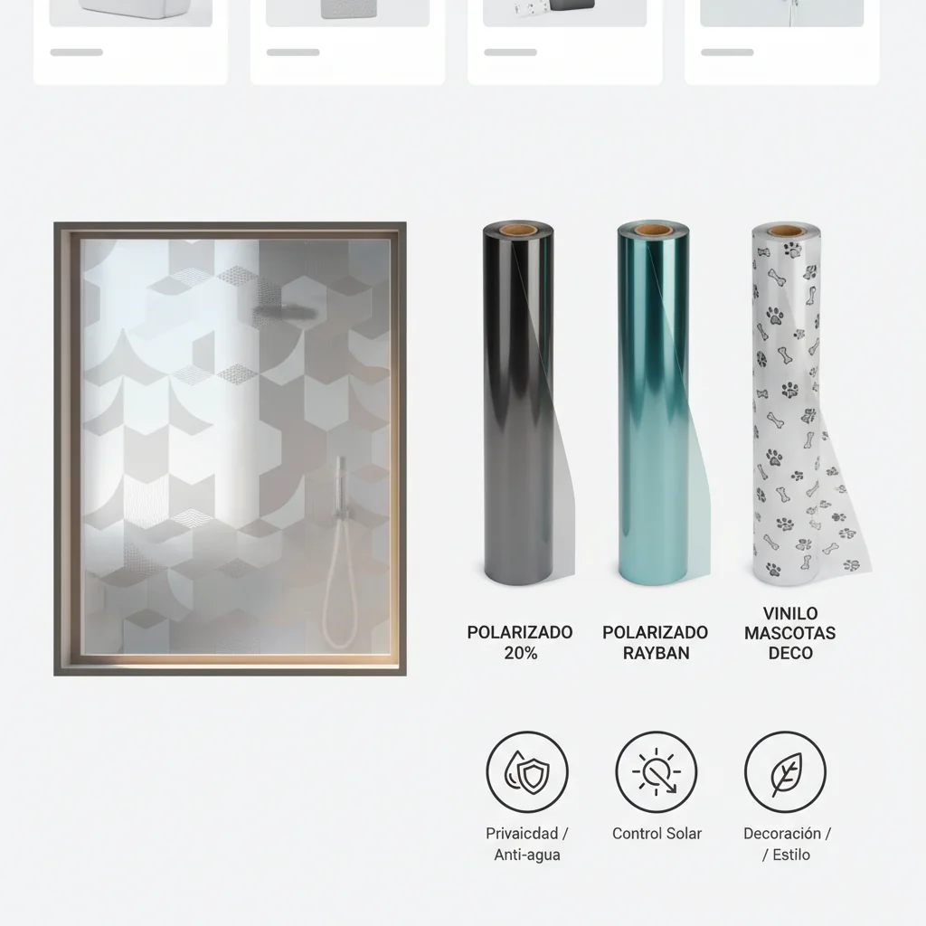 vinilos para vidrios de bano n/d beneficios