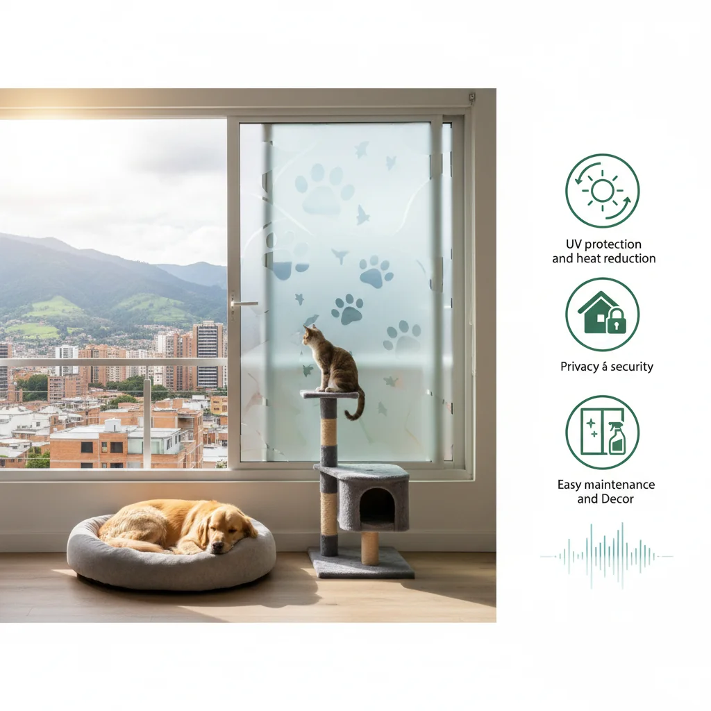 vinilos para vidrios de ventanas n/d beneficios