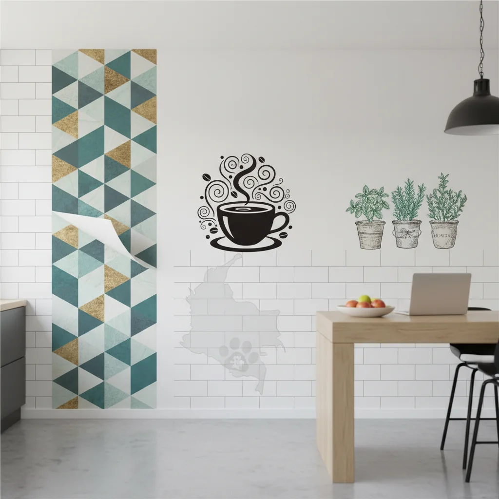 vinilos pared de cocina n/d cómo elegir