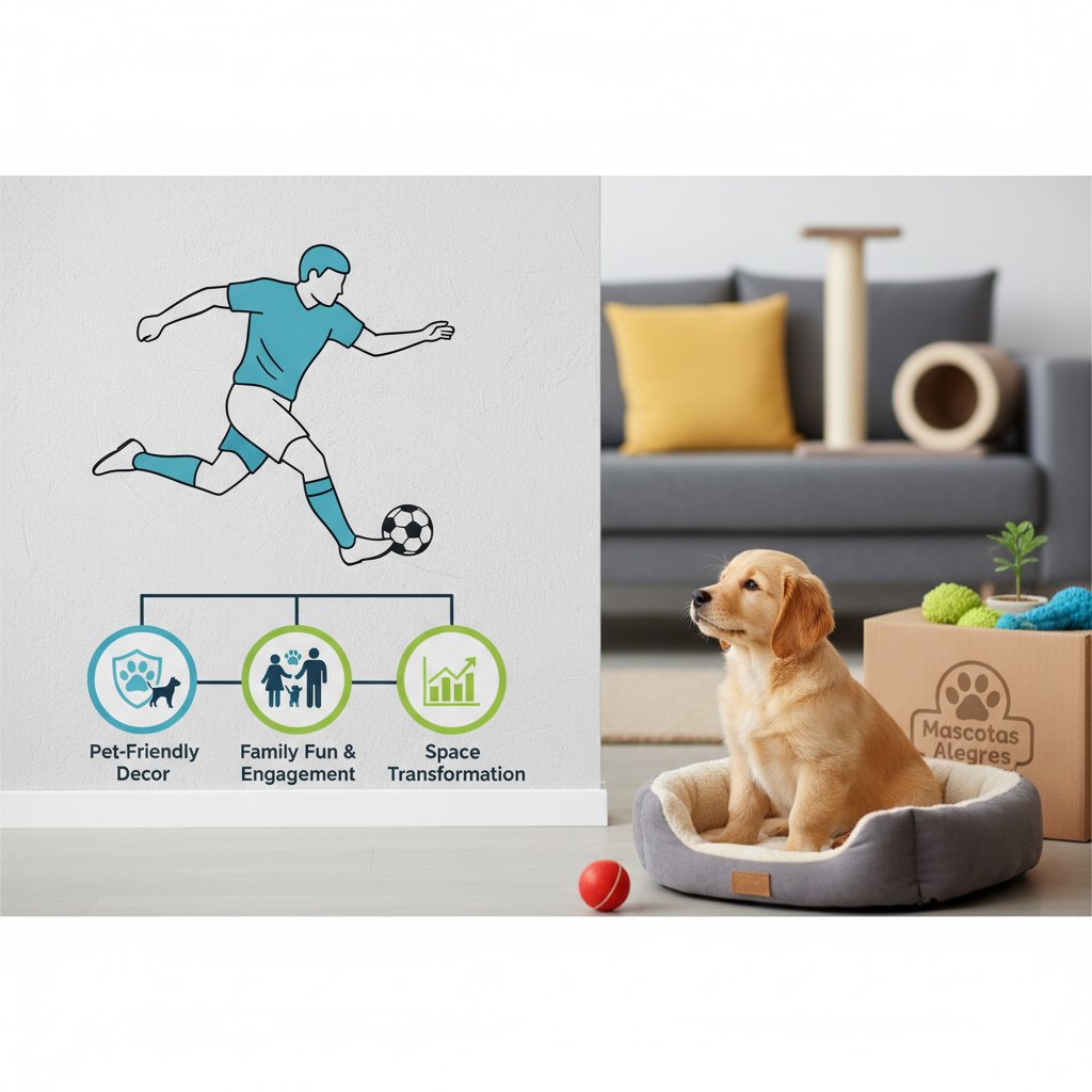 vinilos pared futbol n/d beneficios