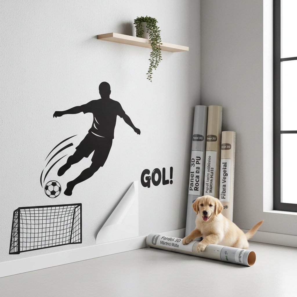 Decora tu Espacio con Vinilos de Pared de Fútbol: ¡Muestra tu Pasión!