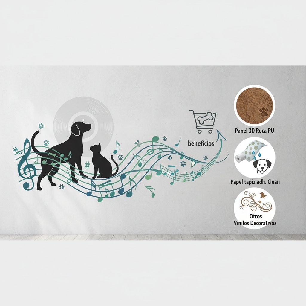 vinilos pared musica n/d beneficios