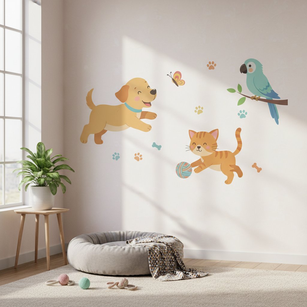vinilos pared ninos n/d — alimento natural para mascotas en Colombia