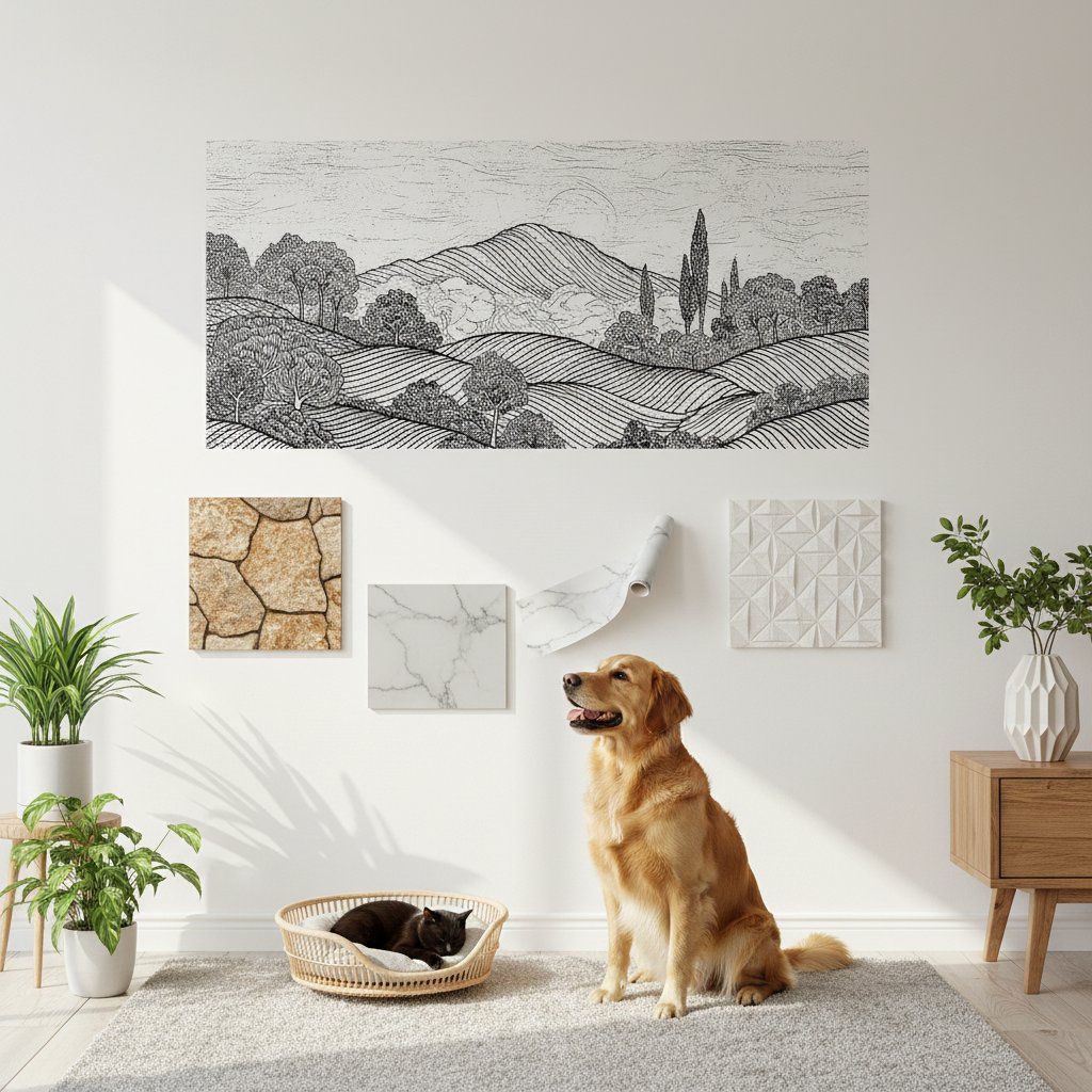 vinilos pared paisajes n/d — alimento natural para mascotas en Colombia