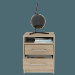 Mesa de Noche Eter RTA Rovere + Blanco