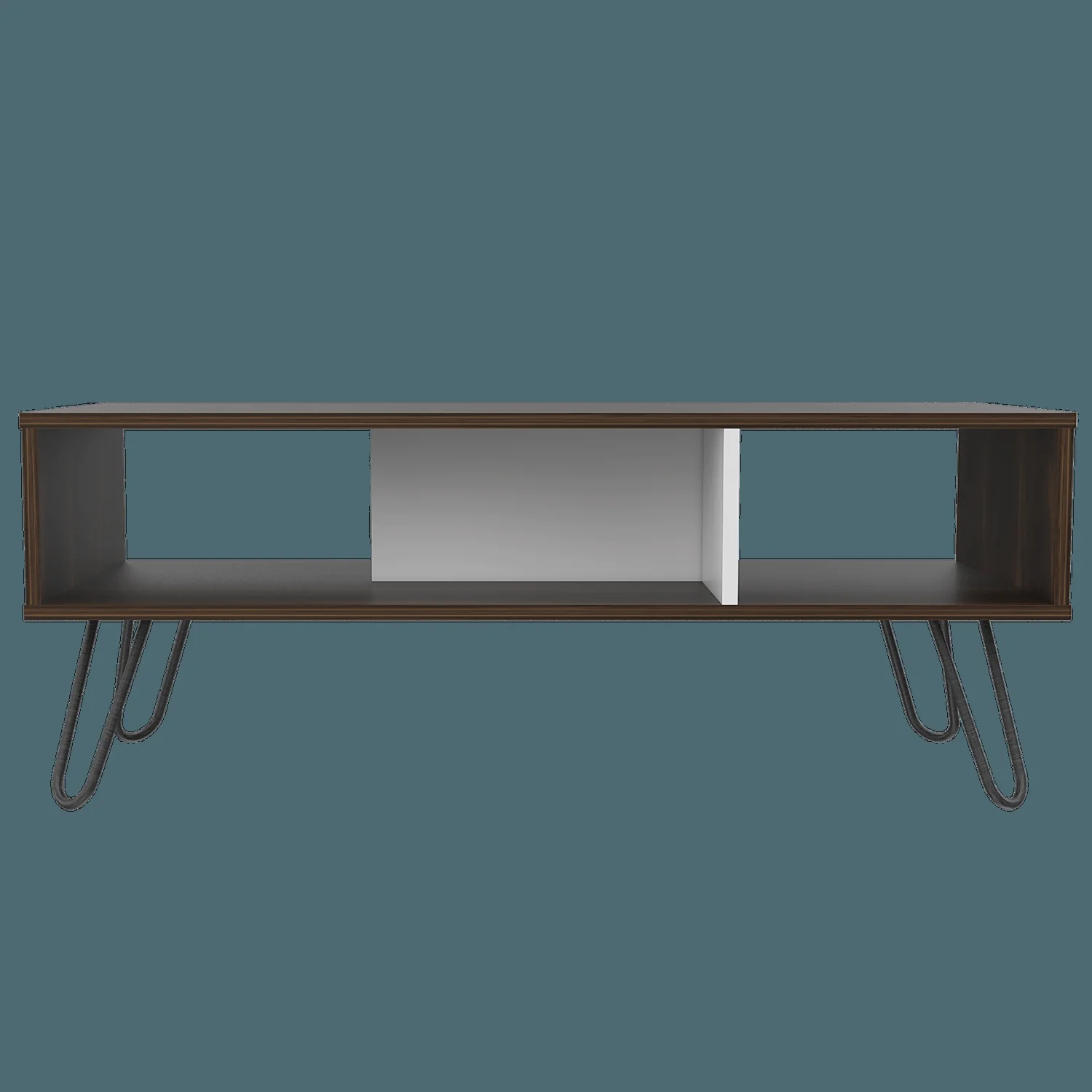Mesa de Centro Vassel RTA Nogal + Blanco - Imagen 3