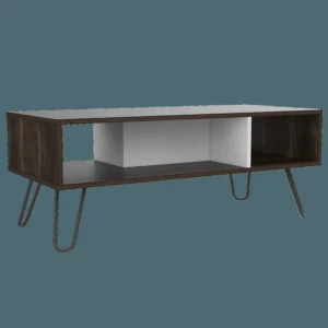 Mesa de Centro Vassel RTA Nogal + Blanco