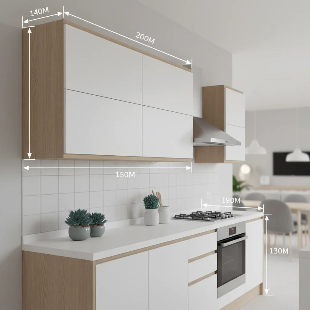 a que altura van los muebles altos de cocina características y ventajas