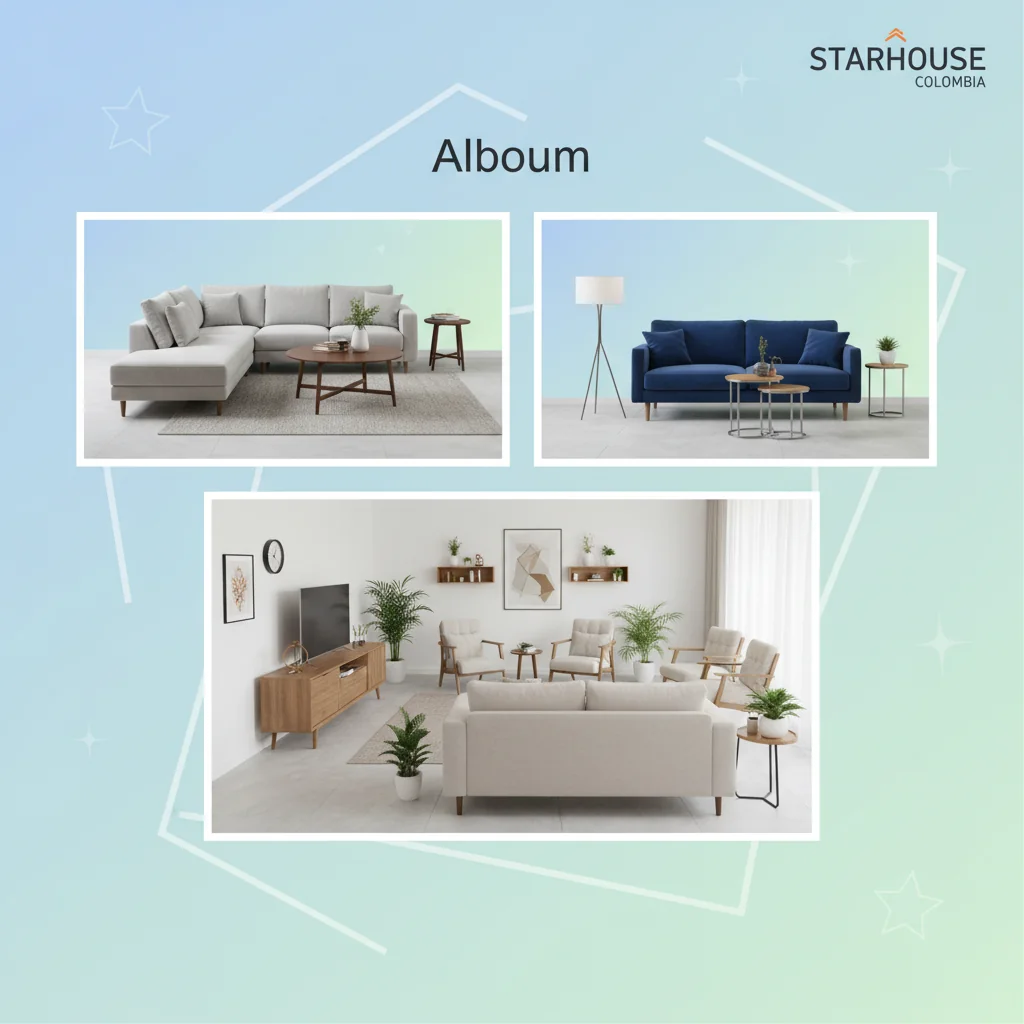 alboum muebles de sala características y ventajas