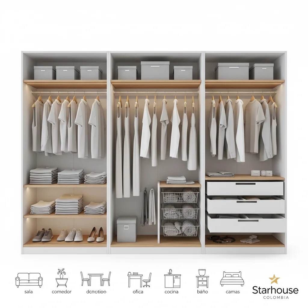 closet muebles cómo elegir