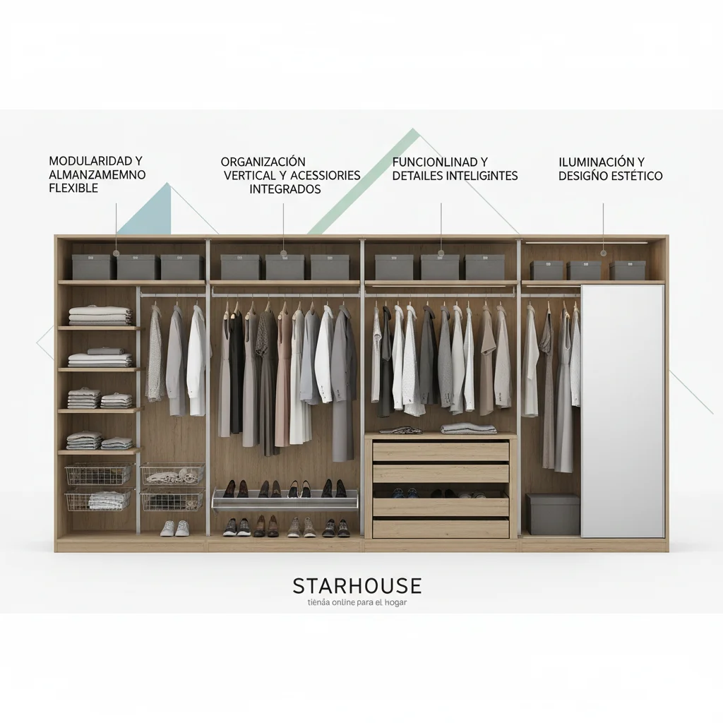 closet muebles características y ventajas