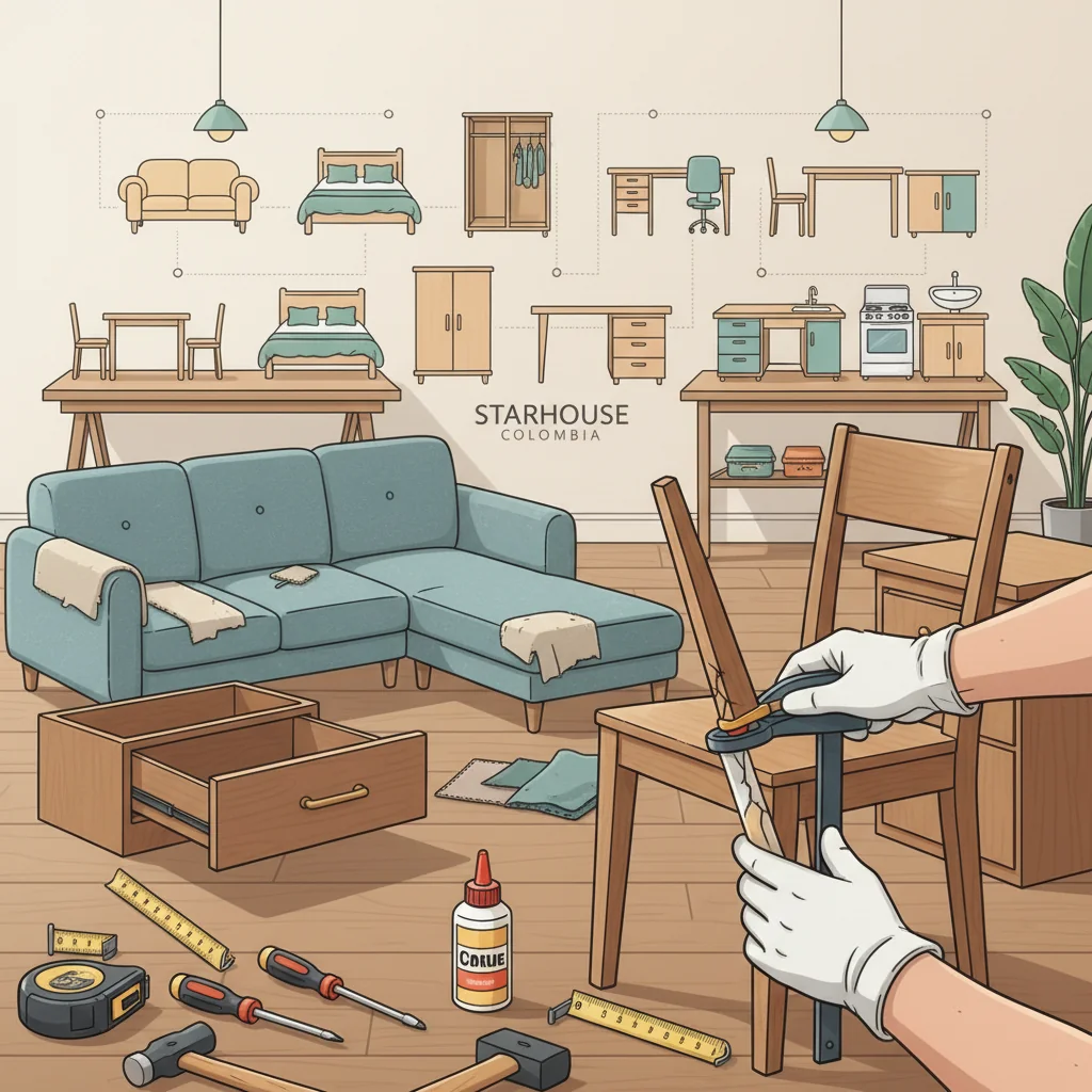 como arreglar muebles características y ventajas