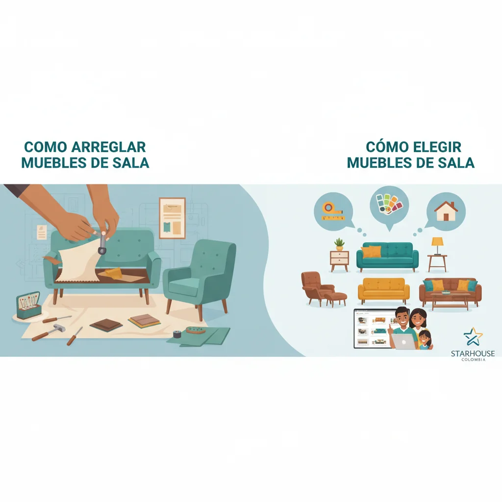 como arreglar muebles de sala cómo elegir