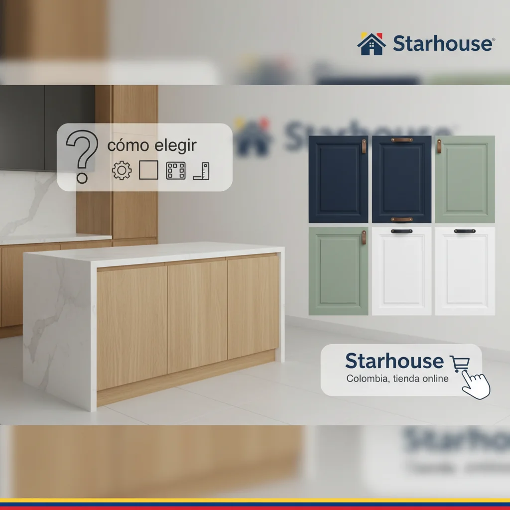 como decorar muebles de cocina cómo elegir