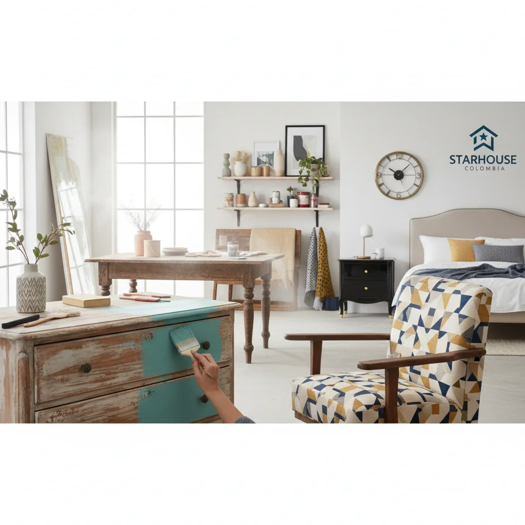 como decorar muebles viejos características y ventajas