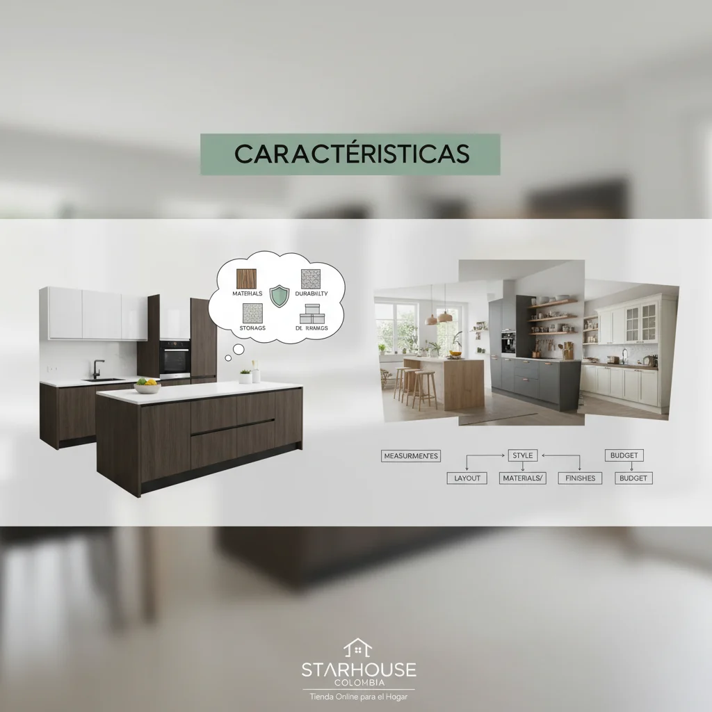 como elegir muebles de cocina características y ventajas