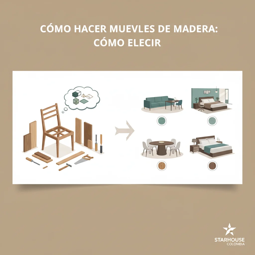 como hacer muebles de madera cómo elegir