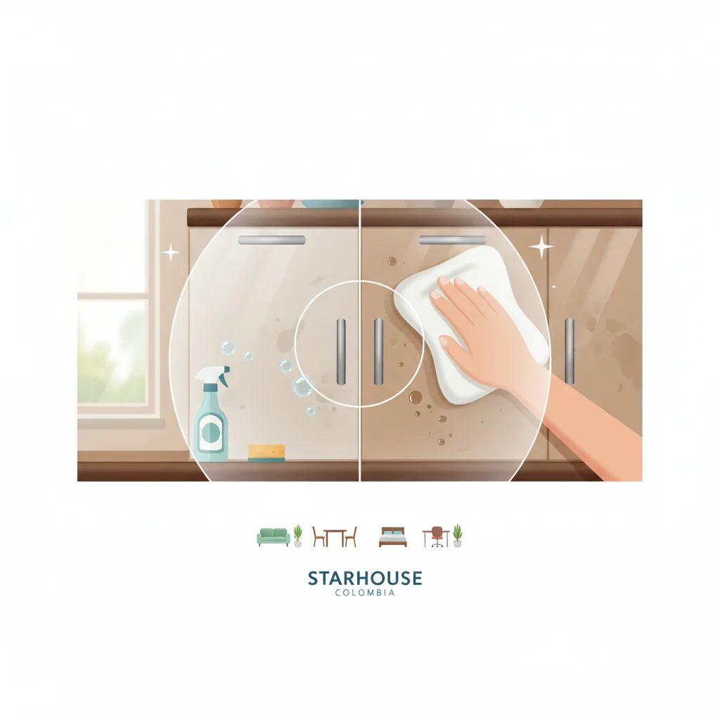 como limpiar muebles de cocina características y ventajas