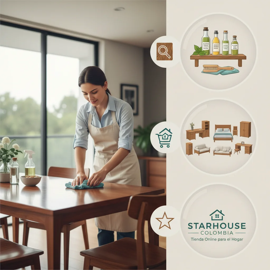 como limpiar muebles de madera cómo elegir